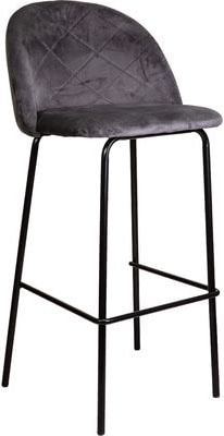 Стул Седия Icon (серый велюр/черный)