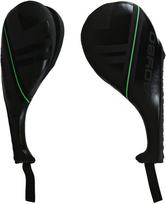 Лапа BoyBo Ракетка тхэквондо двойная B-series (черный/зеленый)