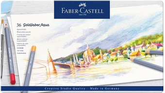 Набор акварельных карандашей Faber Castell Goldfaber Aqua 114636 (36 цв)