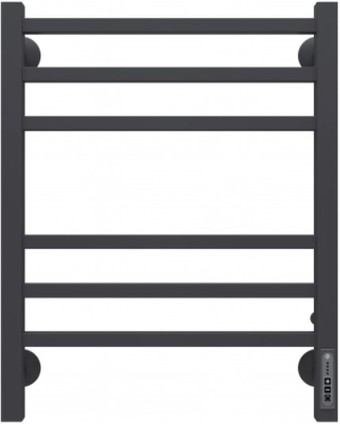 Полотенцесушитель TERMINUS Ватикан электро КС П6 с диммером (450x600, черный)