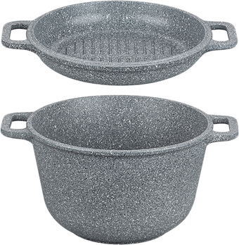 Казан Elan Gallery Гармония вкуса 120554 (серый мрамор)