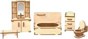 Мебель для кукольного домика Большой слон Ванная М-004