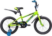 Детский велосипед Novatrack Lumen 18 (зеленый/черный, 2019)
