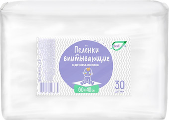 Набор одноразовых пеленок MedLen Целлюлозные впитывающие 60x40 (30 шт)