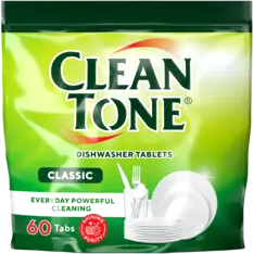 Таблетки для посудомоечной машины Clean Tone 60 шт