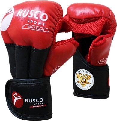 Перчатки для единоборств Rusco Sport Pro 4 Oz (красный)