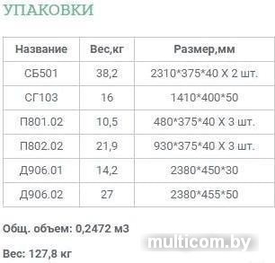 Шкаф распашной Уют Сервис Гарун-К 503.01 (дуб сонома)