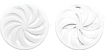 Вентиляционная решетка airRoxy круглая с регулированием 02-325