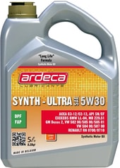 Моторное масло Ardeca SYNTH-ULTRA 5W-30 5л