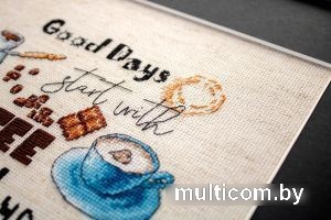 Набор для вышивания Letistitch Время пить кофе