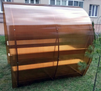 Беседка Велес Пион (3м, бронзовый)