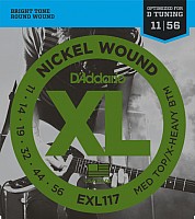 Струны для гитары D'Addario EXL-117