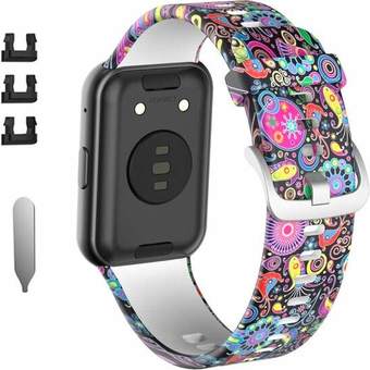 Ремешок Rumi силиконовый для Huawei Watch FIT, Watch FIT Elegant (цирк)