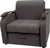 Кресло Сириус Лидер-2 ППУ 95x110 (Eva 24 велюр темно-серый)