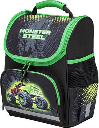 Школьный рюкзак Пифагор Basic. Monster steel 270686
