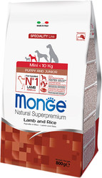 Корм для собак Monge Mini Puppy & Junior Lamb and Rice 2.5 кг