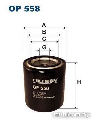 Масляный фильтр Filtron OP558