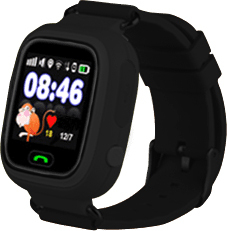 Умные часы Smart Baby Watch Q80 (черный)