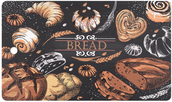 Разделочная доска Мультидом Хлебное изобилие МТ18-24