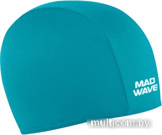 Шапочка для плавания Mad Wave Poly II (бирюзовый)