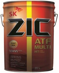 Трансмиссионное масло ZIC ATF Multi HT 20л