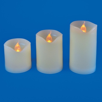 Новогодняя свеча Uniel ULD-F060 WARM WHITE CANDLE SET3 UL-00008593