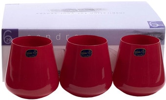 Набор стаканов для воды и напитков Bohemia Crystal Sandra 23013/D4600/290