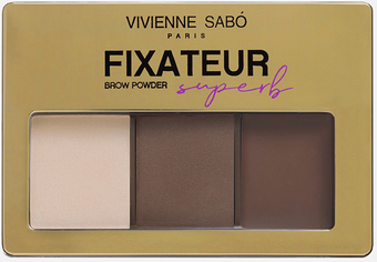 Тени для век Vivienne Sabo Fixateur Superb (тон 02 темно-коричневый)