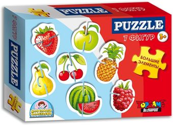 Мозаика/пазл Topgame Фрукты, ягоды 01268 (12 эл.)