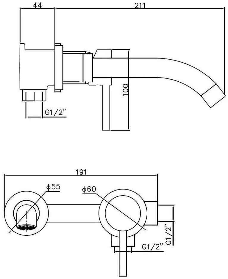 Смеситель Esko SM28 GLD
