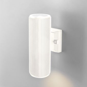 Уличный настенный светильник Elektrostandard Strict 1403 Techno (песочно-белый)