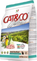 Корм для кошек Adragna Cat&co Wellness Adult Sterilized Chicken&Barley 10 кг