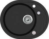 Кухонная мойка Aquasanita Clarus SR102AW (black metallic 601)