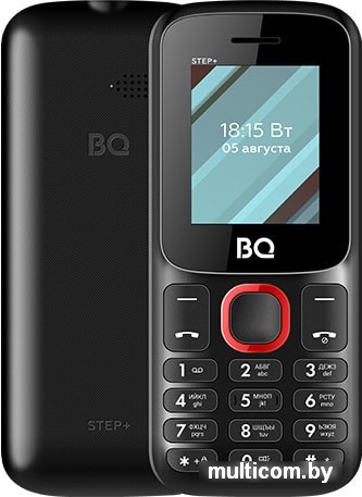 Мобильный телефон BQ-Mobile BQ-1848 Step+ (черный/красный)