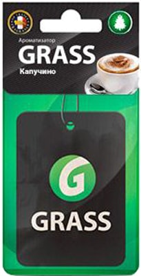 Grass Картонный ароматизатор, капучино ST-0406