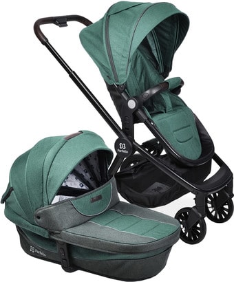 Универсальная коляска Farfello Baby shell BBS-13 (2 в 1, изумрудный)