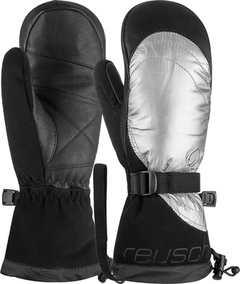 Варежки Reusch Yeta Mitten 4631452-7024 (р. 8, black/shiny silver)