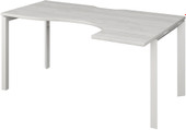 Стол Программа Техно Аргентум-МП НТМП.П-040 правый (сосна винтер/белый)
