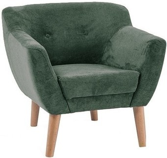 Интерьерное кресло Signal Bergen Velvet 1 (зеленый)