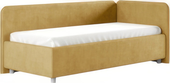 Кровать-тахта Сонум Capri R 90x200 (замша горчичный)