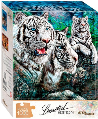 Пазл Step Puzzle Найди 13 тигров