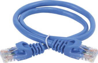 Кабель ITK RJ45 - RJ45 PC03-C5EU-05M (0.5 м, синий)