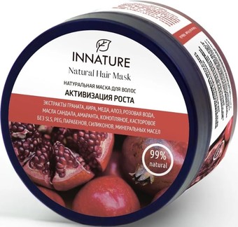 Маска Innature Натуральная активизация роста 250 мл