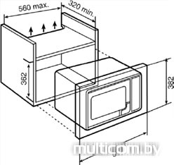 Микроволновая печь TEKA MWE 207 FI (черный)