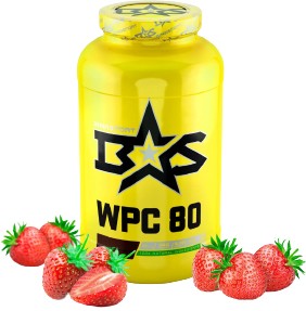Протеин Binasport WPC 80 (1300г, клубника)