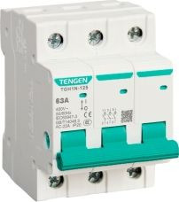 Выключатель нагрузки Tengen TGH1N-125, 3P, 63A, 3M TEN340024