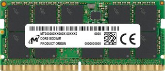 Оперативная память Micron 8ГБ DDR5 SODIMM 5600 МГц MTC4C10163S1SC56BD1