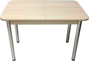 Обеденный стол Solt СТД-10 (шимо светлый/ноги круглые хром)