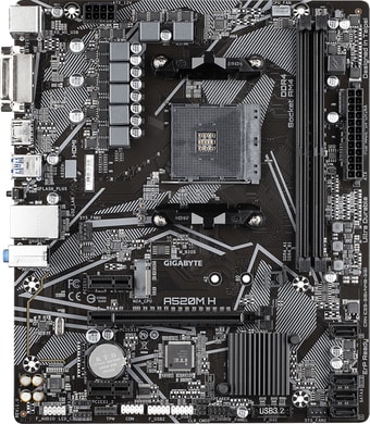 Материнская плата Gigabyte A520M H (rev. 1.0)