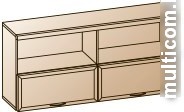 Шкаф распашной Лером Карина АН-1015-ГС (гикори джексон светлый)